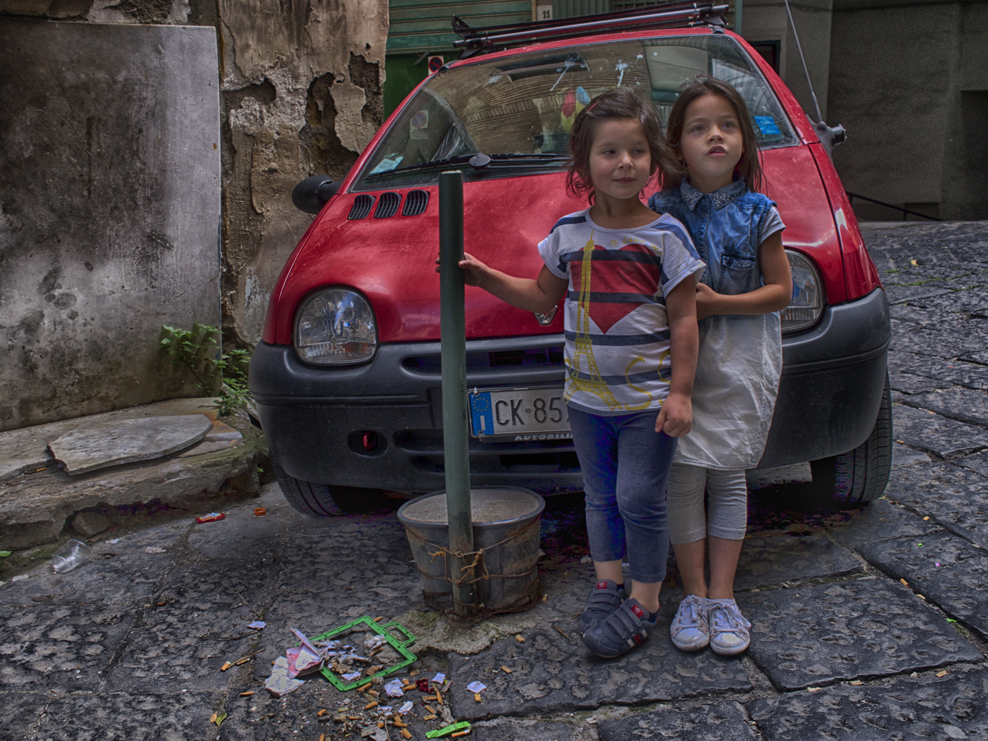 Two Girls and A Car