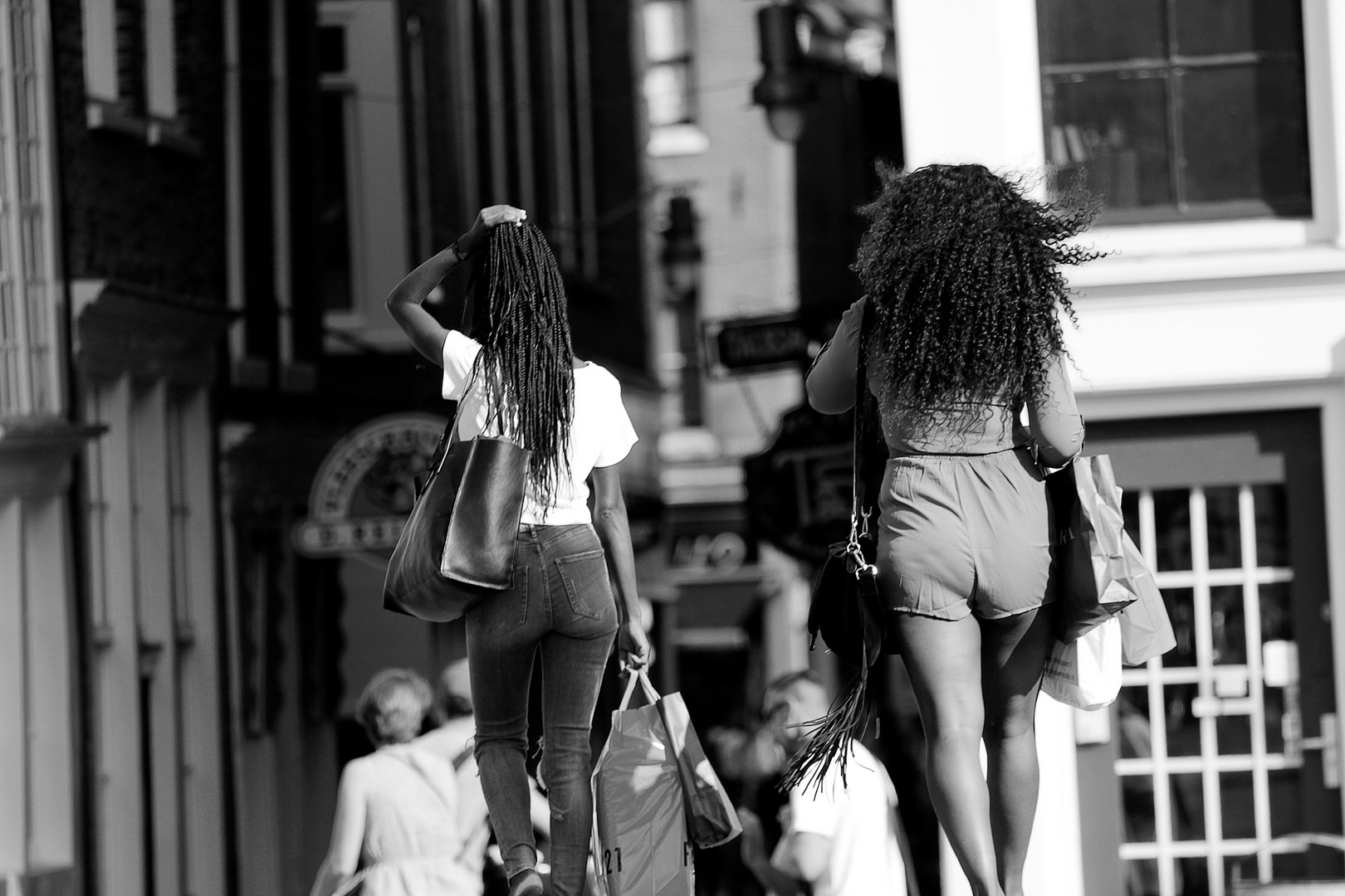 two girls in Amsterdam