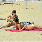 Two girls on the beach