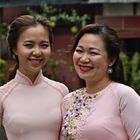 two ladies in the pagoda