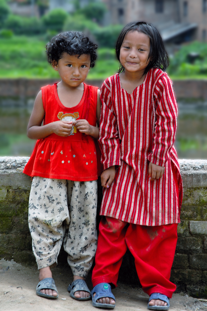 Two lovely kids in Bungmati