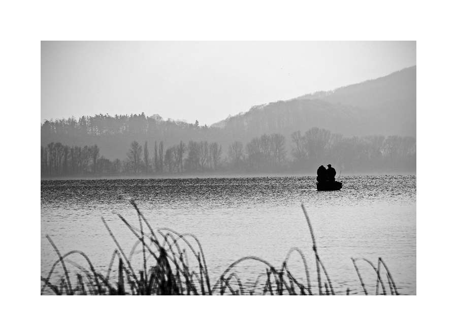 ***two men in a boat***