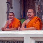 Two monks join the inauguration