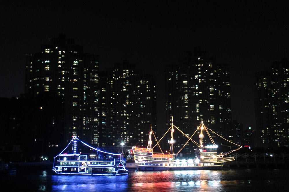 Two Ships on the Huangpu River