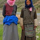 Two Tibetan beauties at Namtso (Lake)