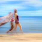 two women on beach #IV