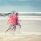 two women on beach #VII