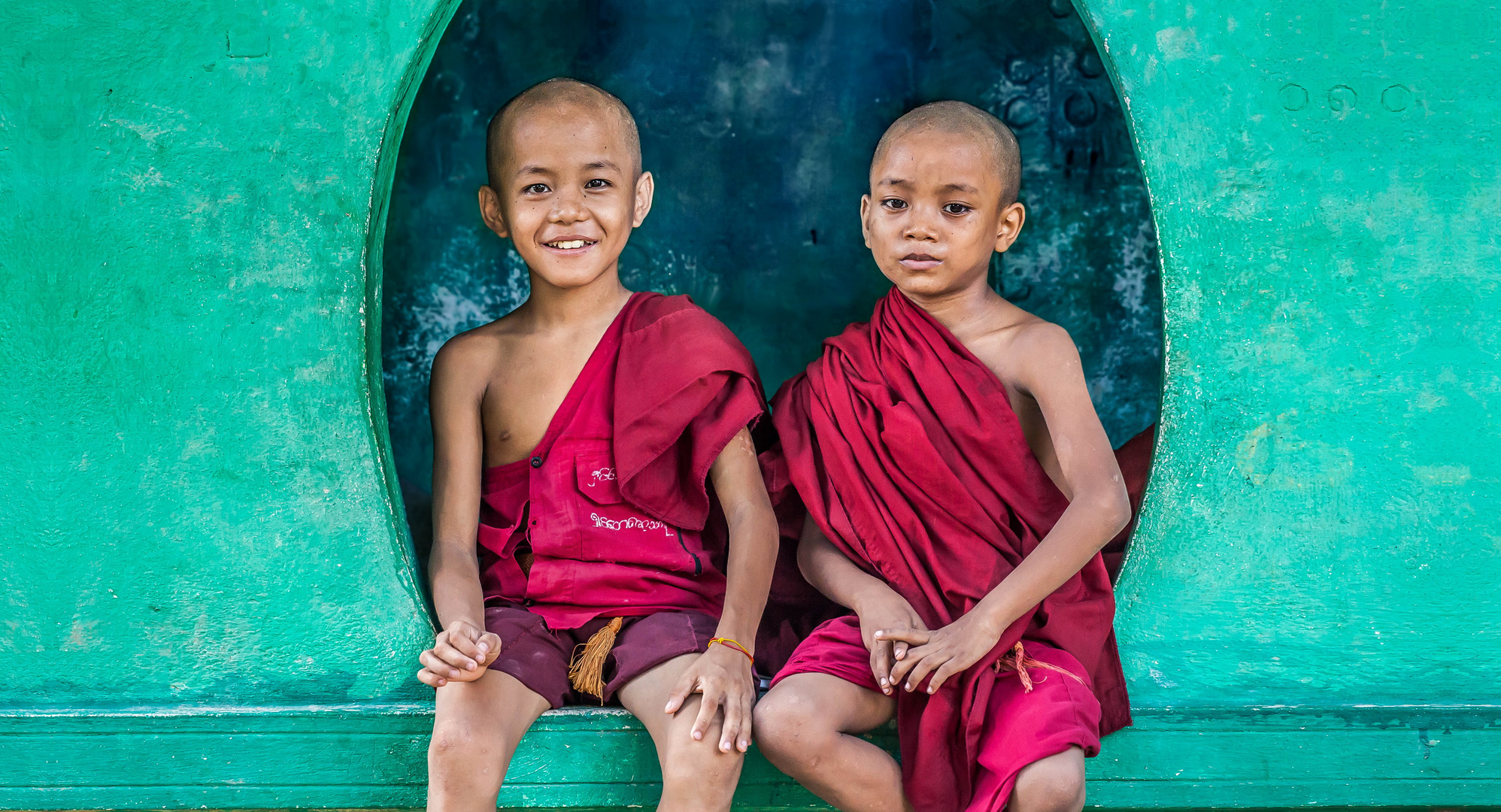 two young monks