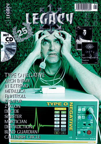 Type O Negative / Coverfoto Legacy-Magazin