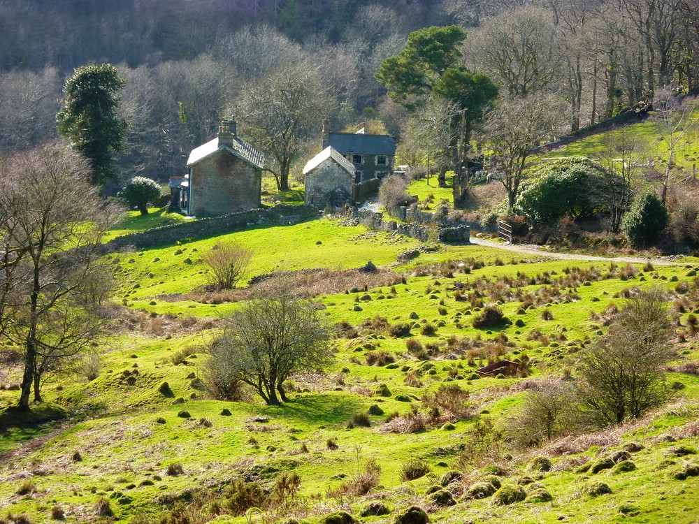 Typical hill farm in South Wales