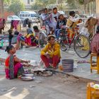 typical Indian street scene