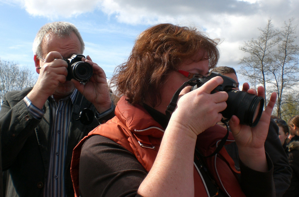 typisch erwachsene Fotografen