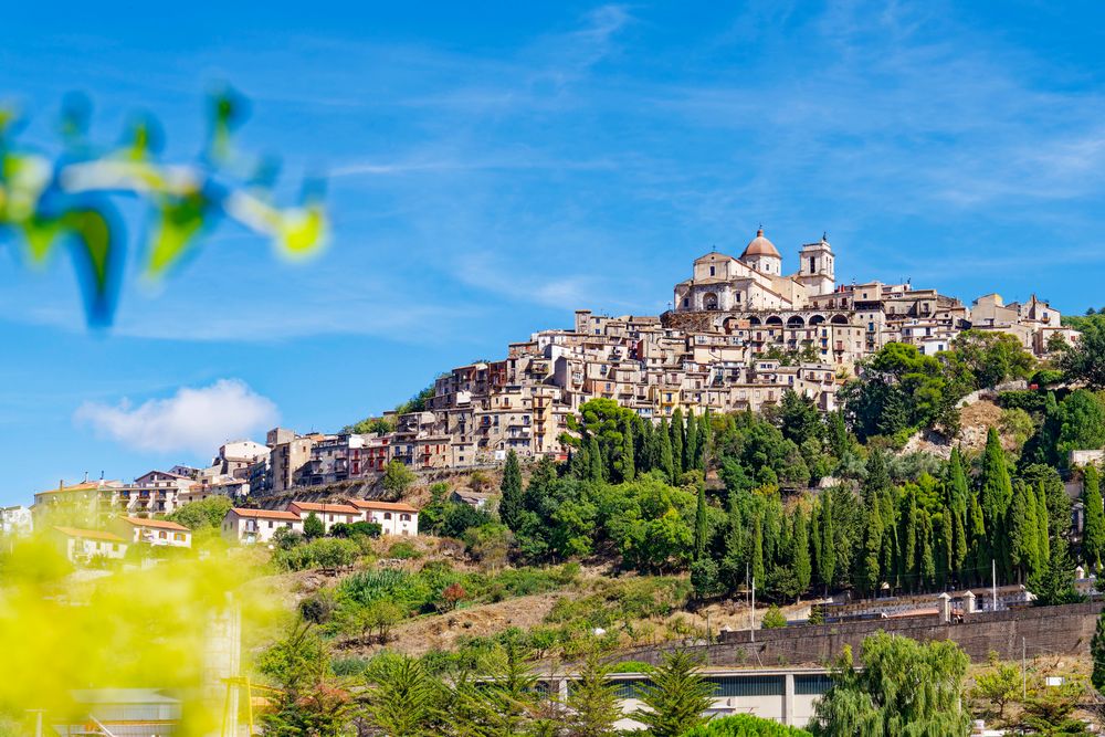Typisch sizilianische Berg-Dörfer