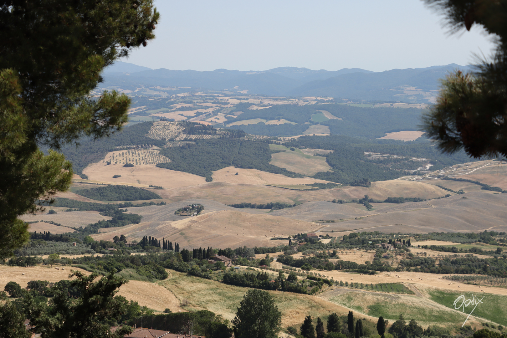 Typisch Toskana - Blick von Volterra