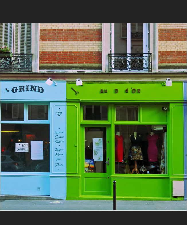 Typische Fassade in Montmartre