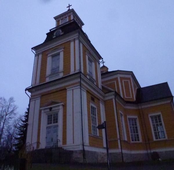 typische finnische Kirche