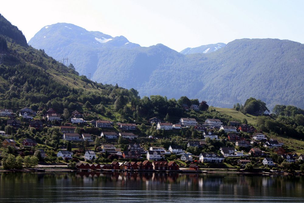 typische Fjordlandschaft