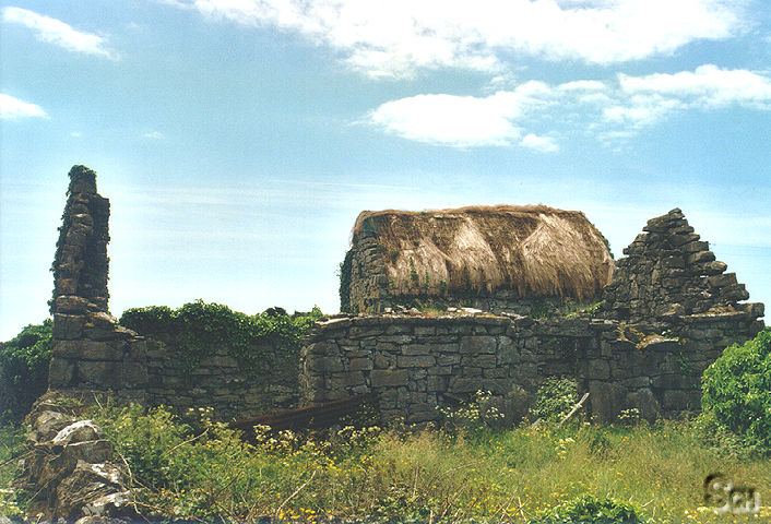 'Typische' Gebäude auf Aran Islands - Irland