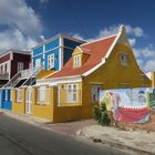 Typische Häuser in Curaçao