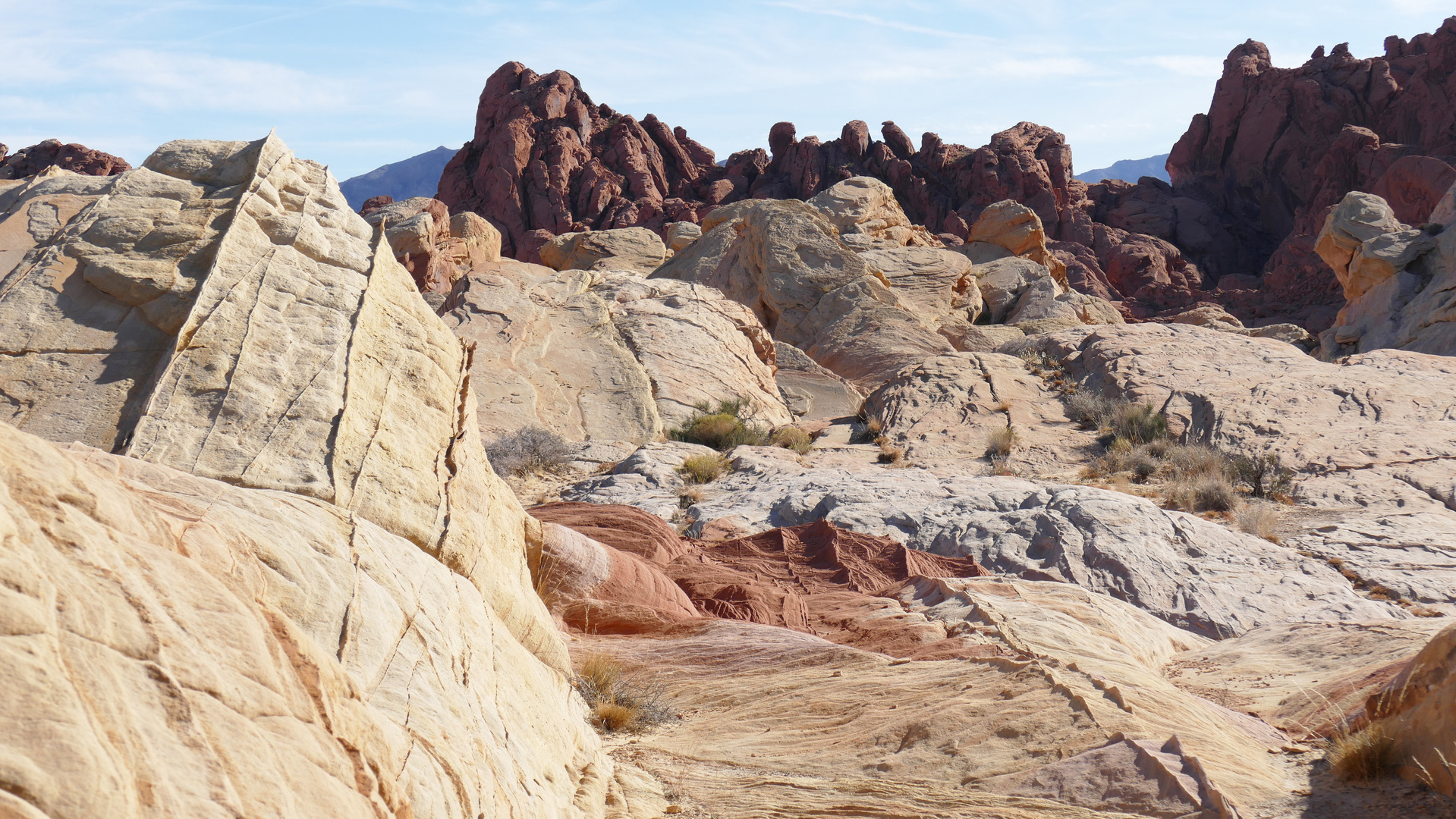 Typische Landschaft im Valley of Fire