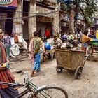 Typische Strassenszene in Old Delhi