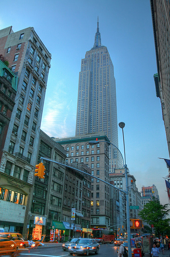Typischer Blick auf's Empire State Building...