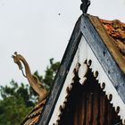 Typischer Dachschmuck auf der Kurischen Nehrung Nidden 2