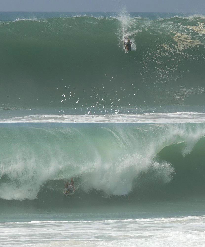 Typischer "flat - Sommer - Swell" in Europa