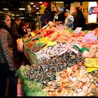 Typischer Marktstand in Barcelona