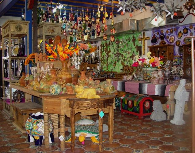 typischer Touristenladen in Mexico