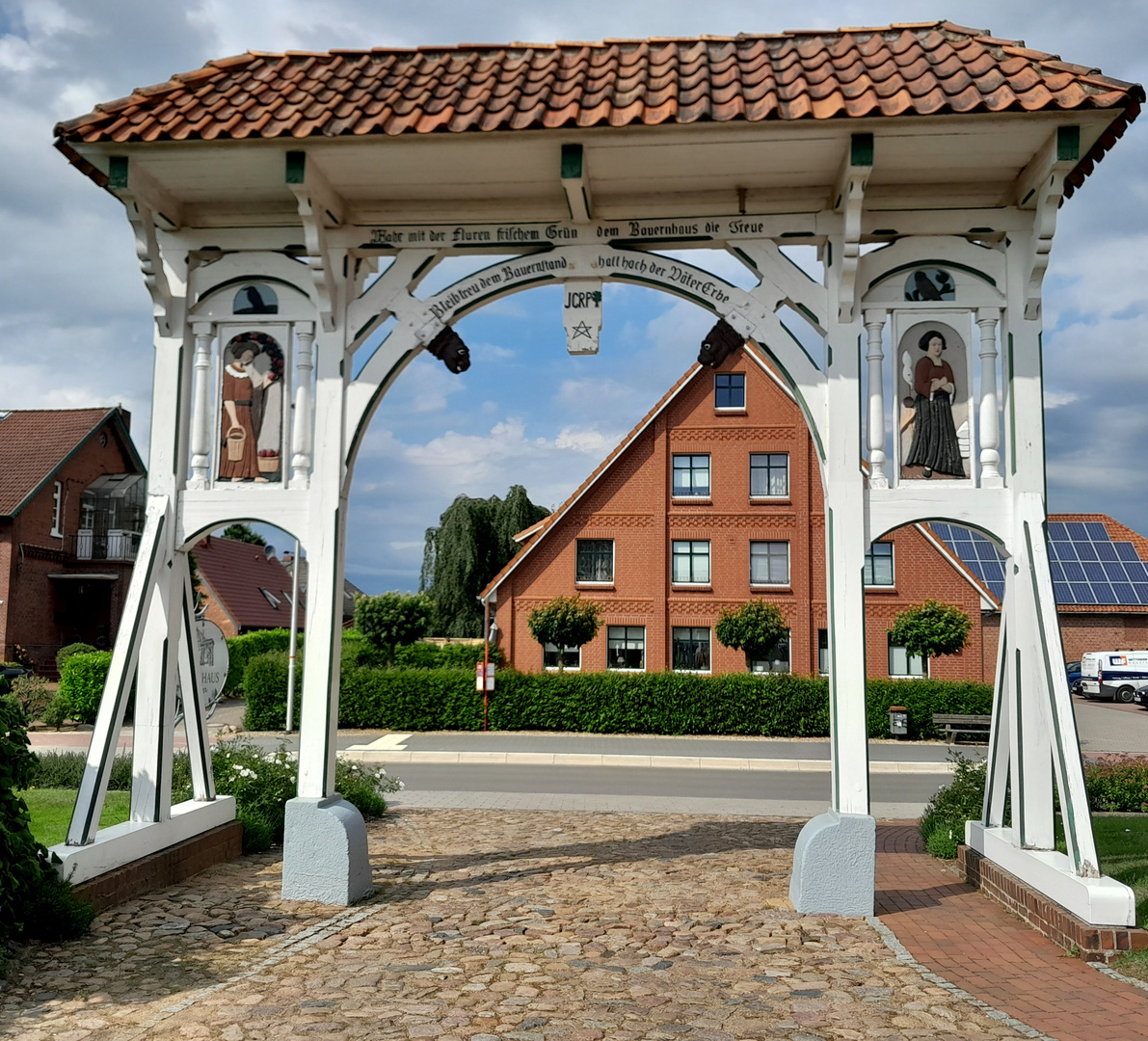 Typisches Altländer Tor