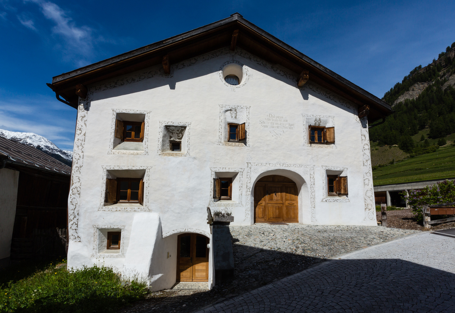 Typisches Engadiner Haus II... Foto & Bild europe, schweiz