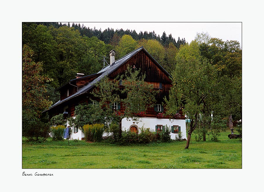 Typisches Haus im Salzkammergut