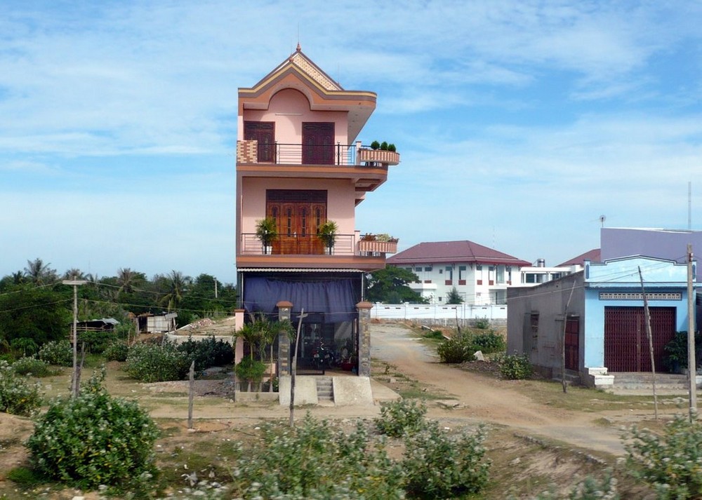 Typisches Haus in Vietnam