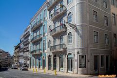 Typisches Wohnhaus in Lisboa mit Azulejos