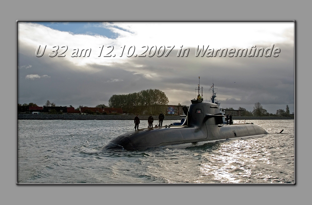 U 32 in Warnemünde