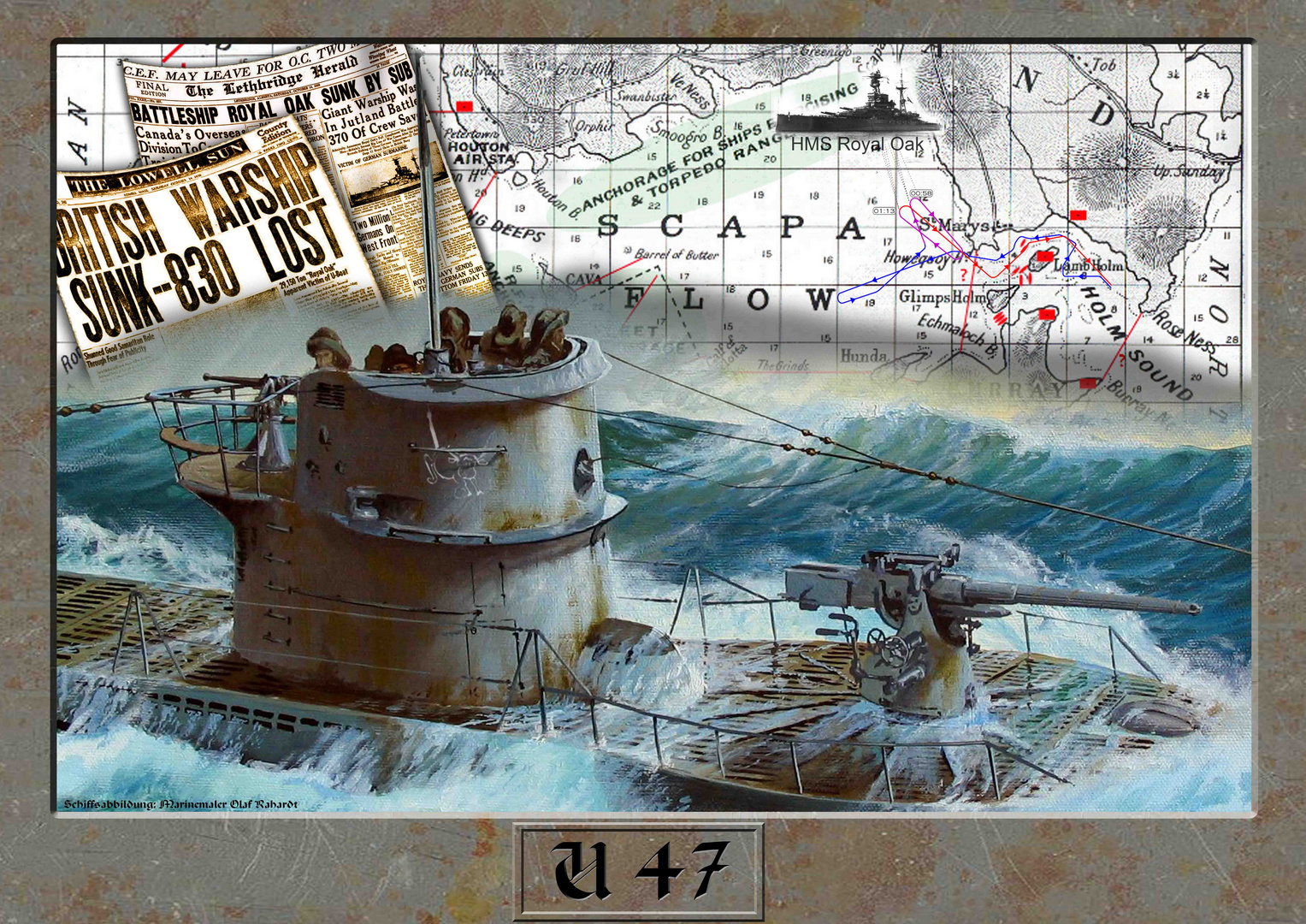 U 47 Foto & Bild schiffe und seewege, kriegsschiffe, verkehr