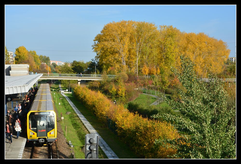 U-Bahn am Stadtrand