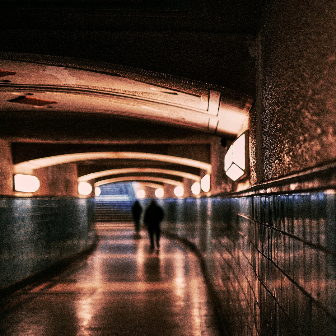 U-Bahn Berlin Willmersdorf (Bokeh)