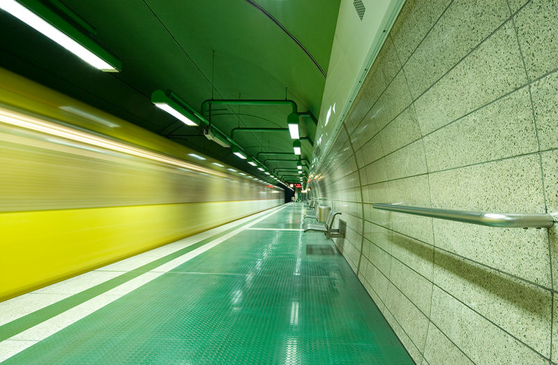 U-Bahn Essen grün-3