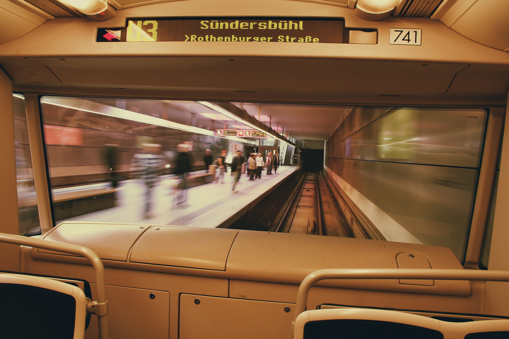 U-Bahn fahren