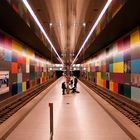 U Bahn Haltestelle Colorfull