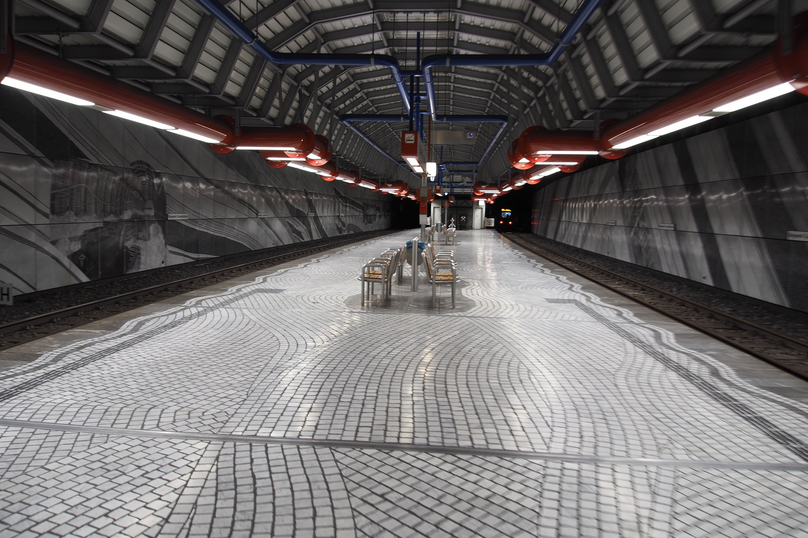 U-Bahn Haltestelle in Gelsenkirchen