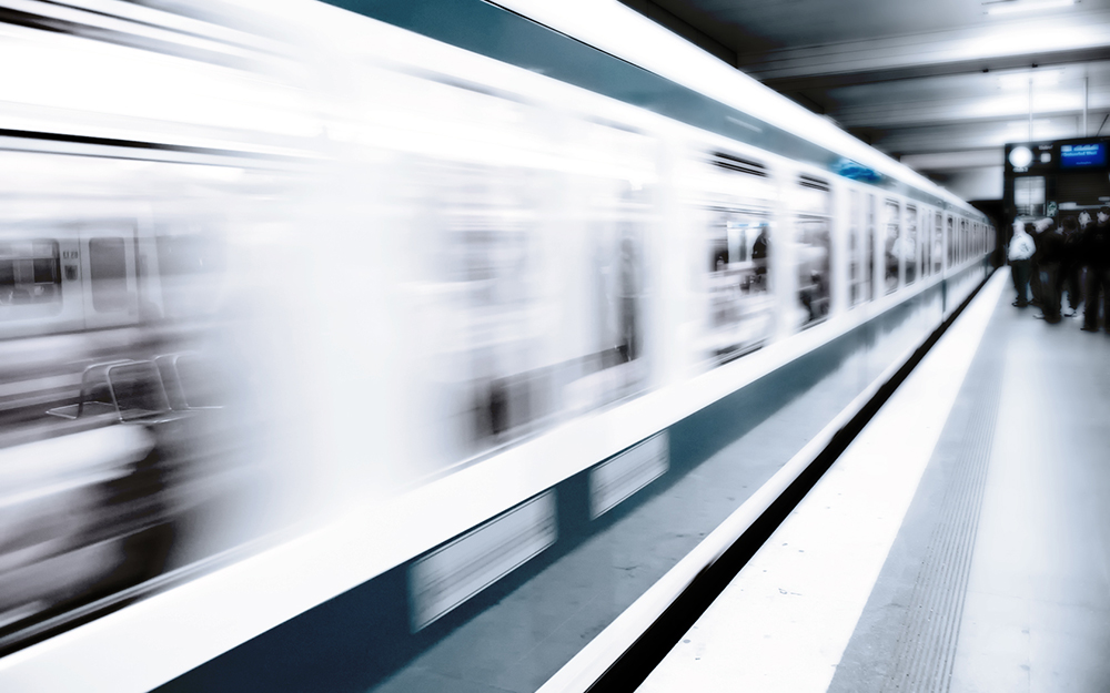 U-Bahn München während des Oktoberfestes...