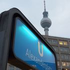 U-Bahn Schild Alexanderplatz