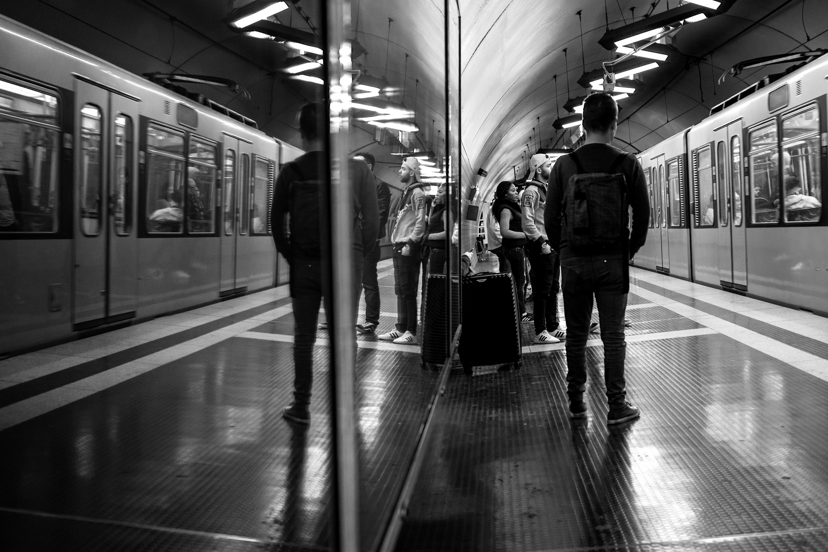 U-Bahn Spiegelung