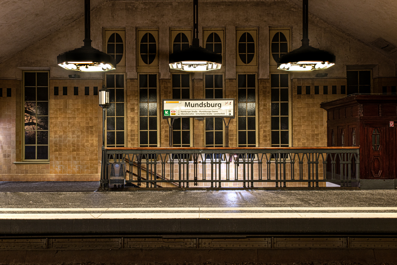 u-Bahn Station Hamburg-Mundsburg