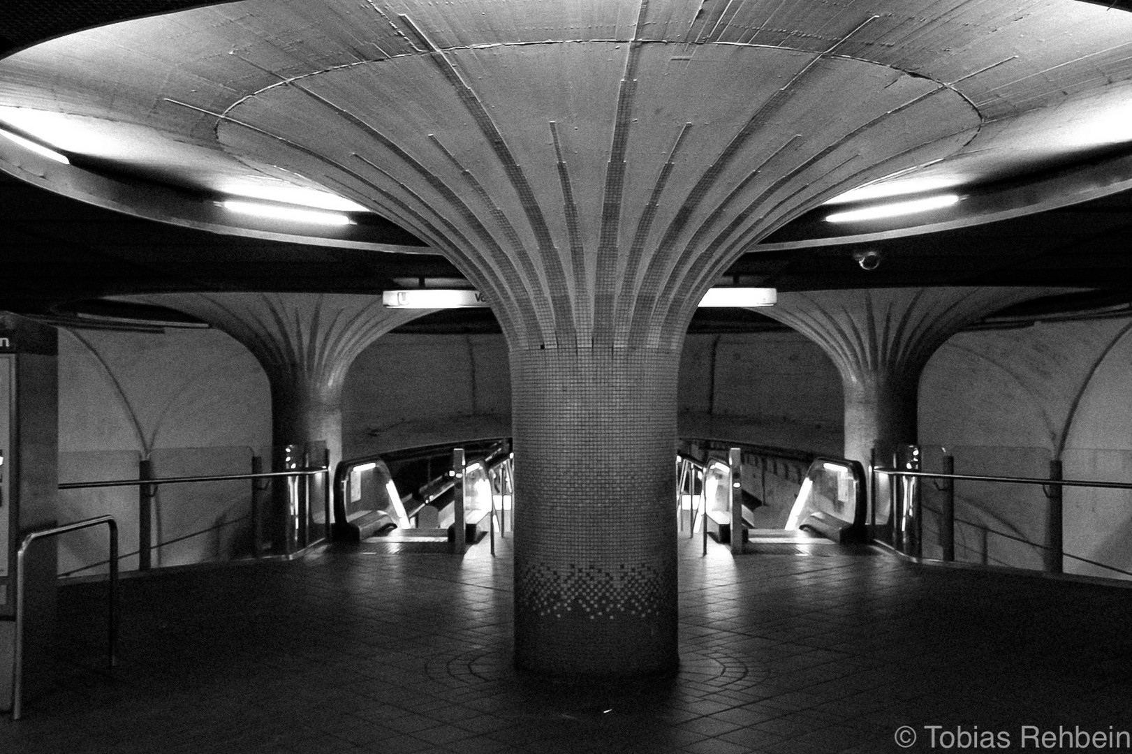 U Bahn Station in Frankfurt