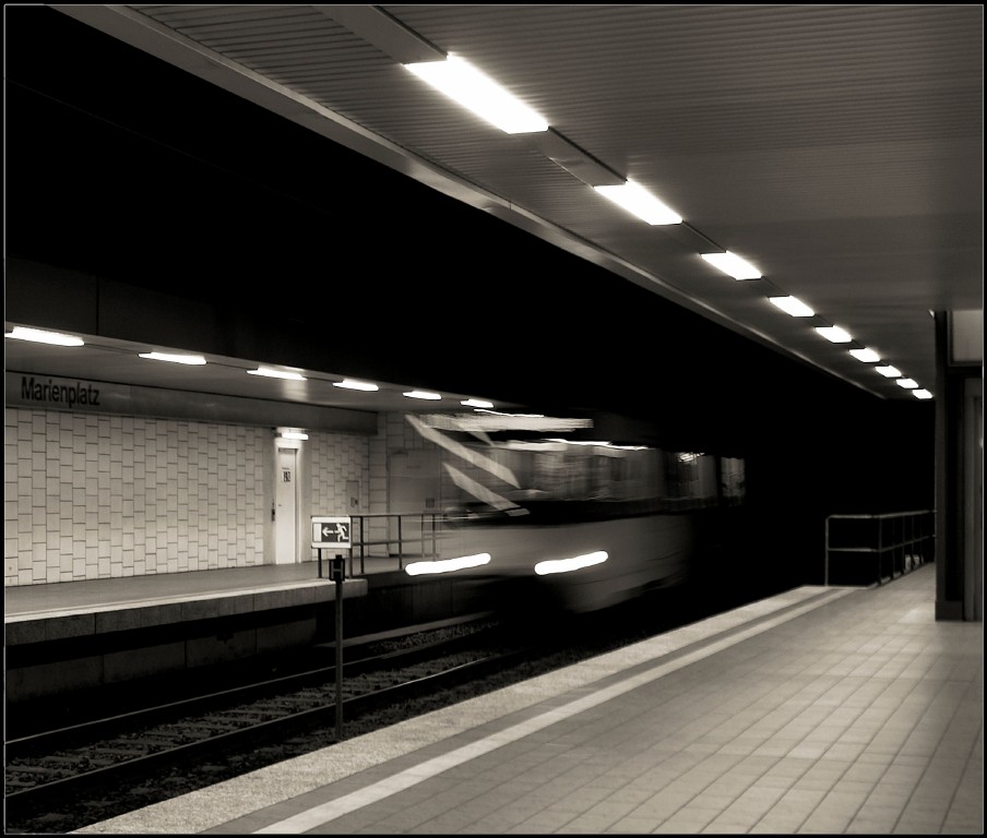 U-Bahn verpasst...
