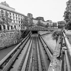 U-Bahnbrücke unter dem Zollamtssteg
